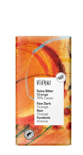 Vivani Chocolat noir orange bio 100g